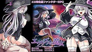 【#01エクリプスの魔女 エロゲ実況(体験版)】爆乳魔法使いのエロ特化型ファンタジーRPG 早速村の青年と中出しセックスしてしまい・・(Witch Hentai game)