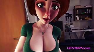 Lucky Boy Fucks his Curvy Stepmom in POV • REALISTIC 3D Animation