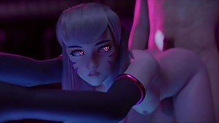 Fuck Stripper In A Nightclub. Overwatch Porn From The First Person