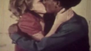 Interracial couple having oral and vaginal pleasures vintage