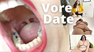 BBW Vore Date With Tiny Man Goes Wrong