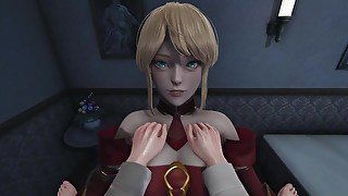 Fate - Futa Mordred give Master cock  Male taker pov