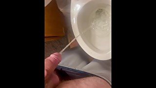 Pissing so hard