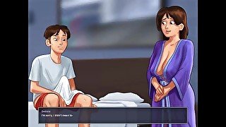 Summertime Saga: StepMom Caught Her StepSon Masturbating On Her Underwear-Ep38