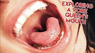 Exploring the Vore Queen's Mouth