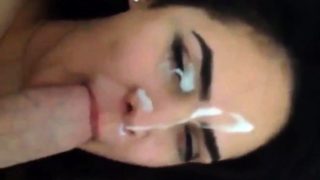 Amateur Blowjob and Facial