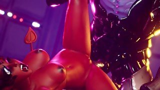 Space Demoness Loves Riding Huge Monster Alien Cocks 3D Porn Game Subverse