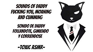 Sounds of Daddy fucking you, moaning and cumming [Asmr] [Erotic Audio]