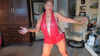 sexy mature woman dancing