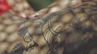 Asian Hottie Katana Sucks Off Hung Tattooed Stud Before Outdoor Fucking - Juan Lucho