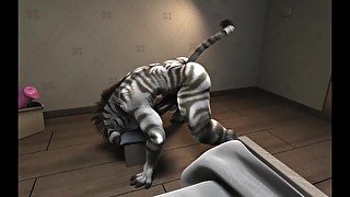 How Zebra enjoy by himself HD by h0rs3