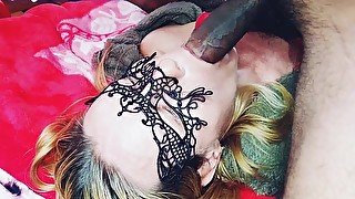 Blonde MILF Face Fucked And MOUTH Creampied by a BBC - FACESITTING CUMSHOT