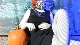 Worst Halloween Special Ever: Trans Girl Fucks a Pumpkin