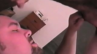 Two fat gay lovers exchange oral pleasures before engaging in hot anal sex