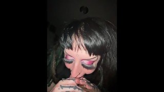 Goth girl Liz Hardy sucks the soul out of Matt Black