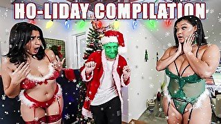 BANGBROS - Epic Christmas Porn Compilation 2022: Both You And Santa Are Cumming Tonight!