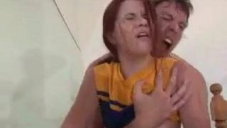 randy sandy-haired cheerleader gets plumbed