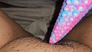 Getting my Dildo creamy  close up  full vid on Onlyfans