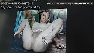 EDGEWORTH JOHNSTONE Public Advertising Video 1 - Gay homemade porn by solo male