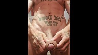 HUNK BWC jerking off big dick !