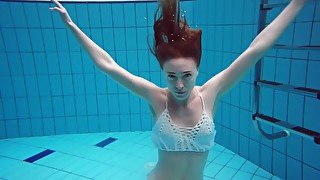 Diana Zelenkina Absolute Cutie Swimming Naked In Pool