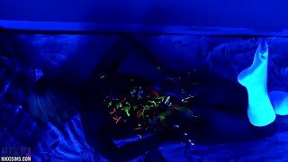 Black Light Body Paint video