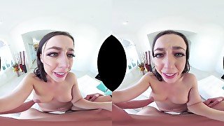 VRHUSH Whitney Wright rides a cock in VR