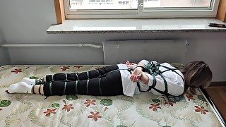 Newcomer Xiao Yi Sister White Cotton Socks Snake Bound