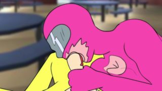 AMONG US BLOWJOB YELLOW AND PINK SUCK BIG COCK CARTOON PORN