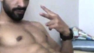 Turkish handsome hunk with big cock cumming