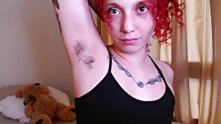 Sexy redhead makes you smell her sweaty armpits - JOI Encourage - TEASER