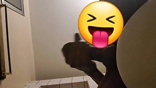 Hand job in bathroom prt.4