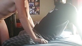 Fucked doggystyle then missionary came in her mouth