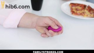 Family Strokes - Virgin Stepsis Gets April Fools Pranked With Vibrator