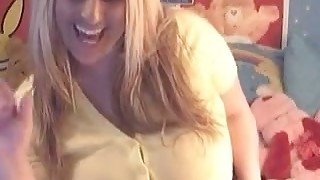 Homemade clip with me playing with my huge big natural jugs