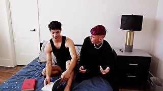 NastyTwinks - Bookworm - Harley Xavier and Jordan Haze - Step Brothers Play While Mom's Away