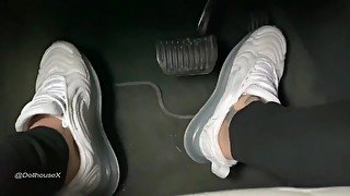 DRIVING IN MY NIKE SNEAKERS