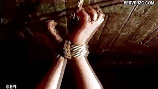 Punished 4 - Suspension bondage and whipping in vintage video