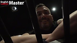 Hot DILF with fat ass farts on caged slave POV PREVIEW