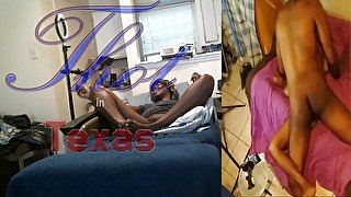 Thot in Texas - Legs Wide Open Hairy Pussy Fuck