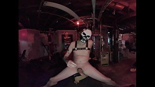 VR Masked Alex Jacks Off in the Dungeon