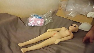 Unboxing Asian Mini Sex Doll - Nicole 80cm