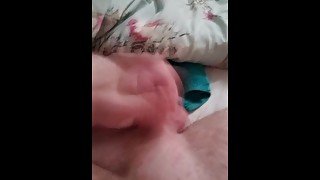 Wanking off and cumming