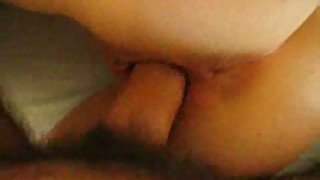 Slowly fucking my curvy girlfriend's creamy pussy on her side