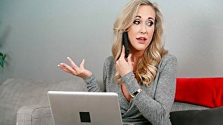 Big-boobed blonde MILF Brandi Love loves hard fuck so much