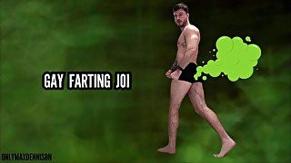 Gay farting joi