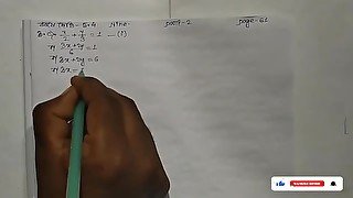 Linear Simultaneous Equations Math Slove by Bikash Edu Care Episode 11