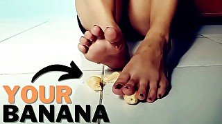 Sorry Banana... BAREFOOT FOOD CRUSHING