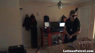 Real latina dickriding immigration officer