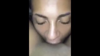 Eating her pussy